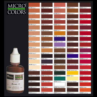 Micro Colors 12cc. Brown 1