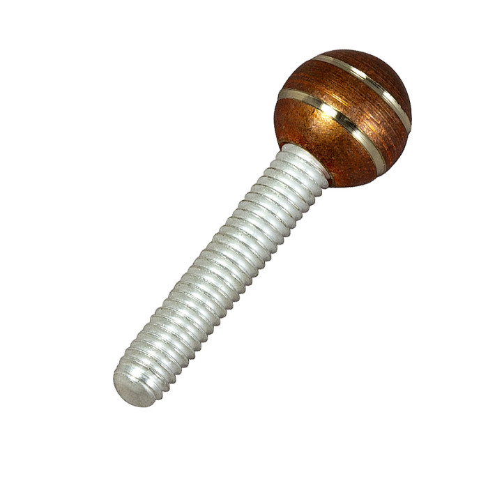 Silver Contact Screw 4mm Copper Top Liner