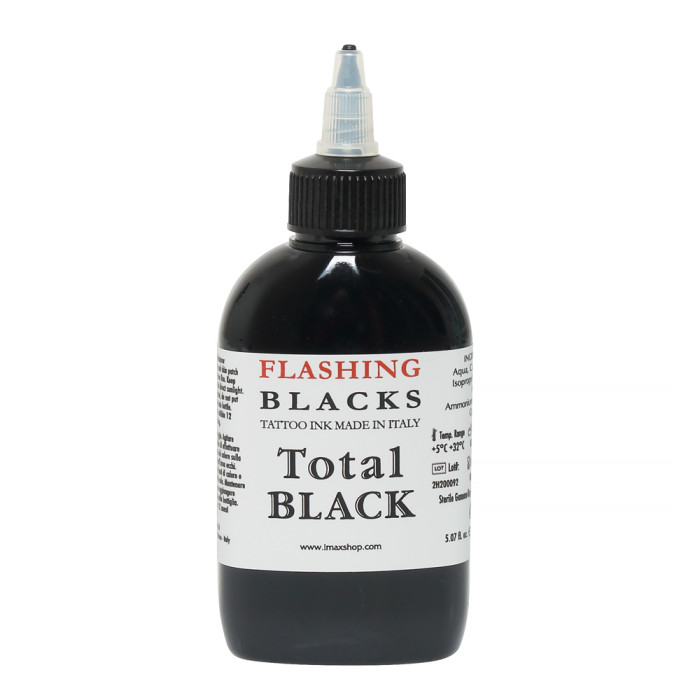 Flashing Total Black Tattoo Ink 150ml