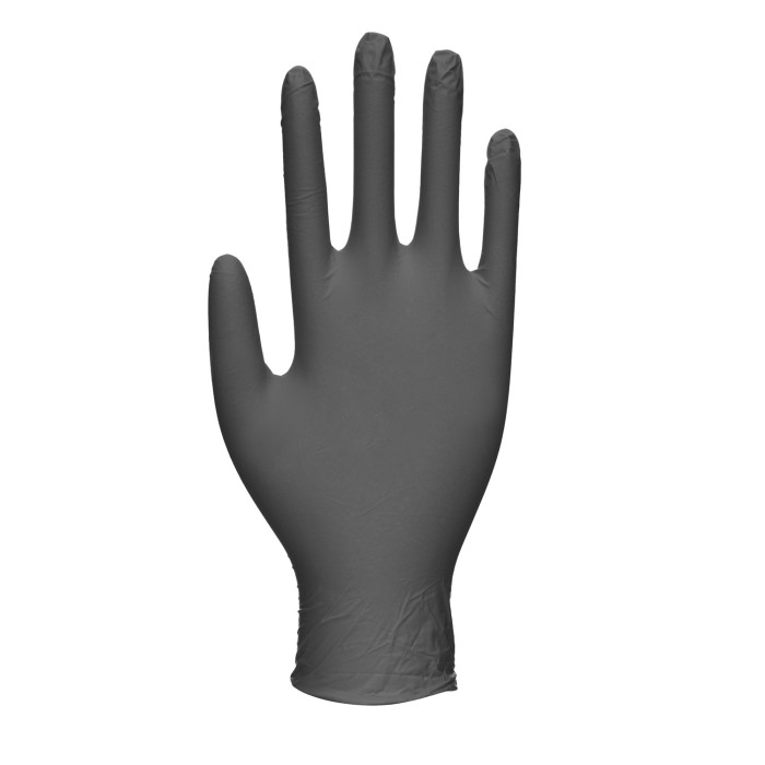 Unigloves Black Pearl Nitrile Gloves 