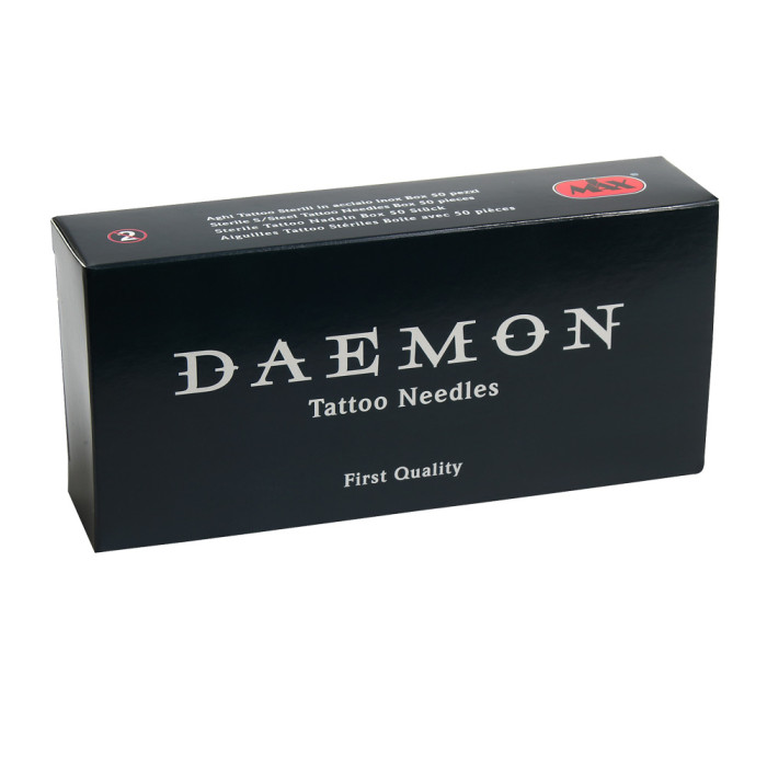 9 Flat Shader Daemon Needles 0.35 LT Box 50pcs.