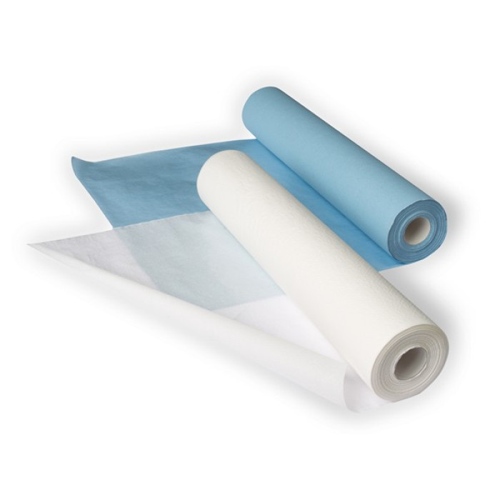 Laminated Disposable Sheet 60cm x 50m White 1 Roll    