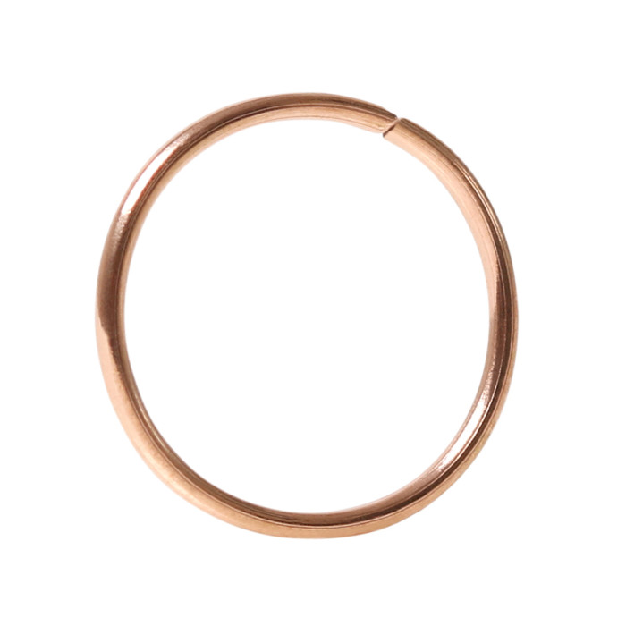 Rose gold S/Steel Continuous Nose Rings