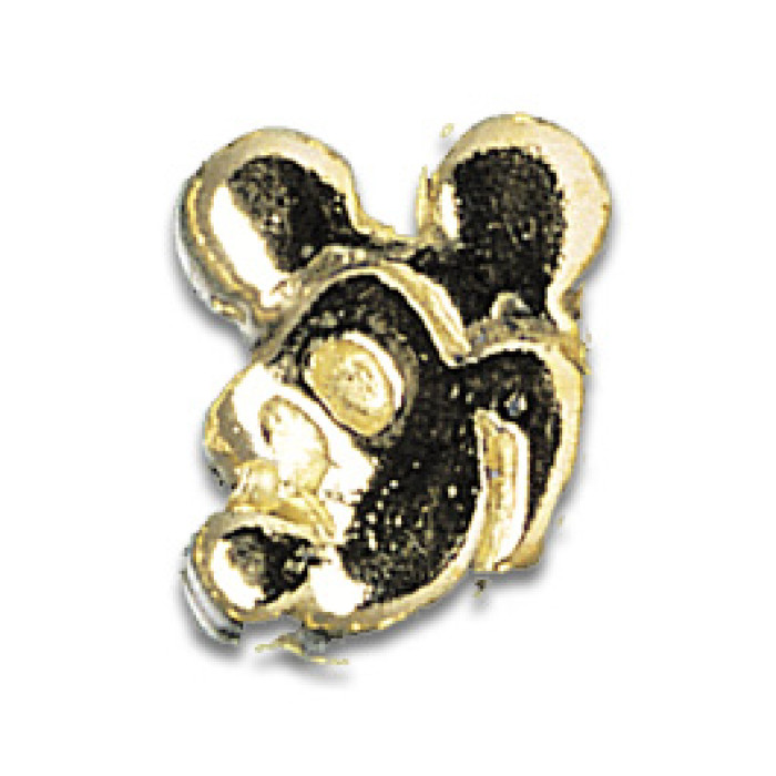 Tooth Jewellery Gold 3-D Mickey Mouse