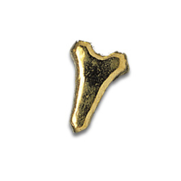 Tooth Jewellery Gold Golf Tee