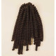 Cork Screw Synthetic Hair Color 1B
