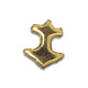 Tooth Jewellery Gold Anchor