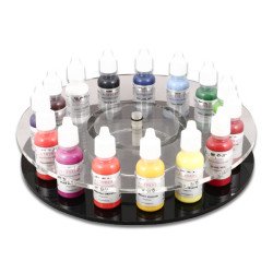 Plexiglas Rotating Stand 15x15ml (Colors not included) perfect for Glam & Pure colors