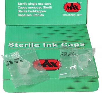 Sterile Ink Caps Size 16mm 150pcs