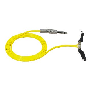 Silicone Clipcord Yellow 2.5m Phone Jack