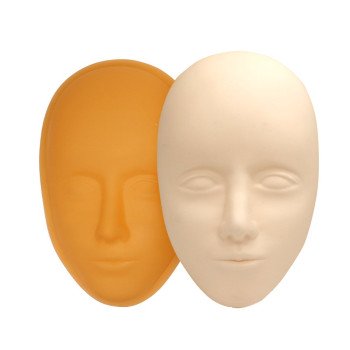 5D silicone face for PMU practice with base | Perfect for PMU artists and beginners