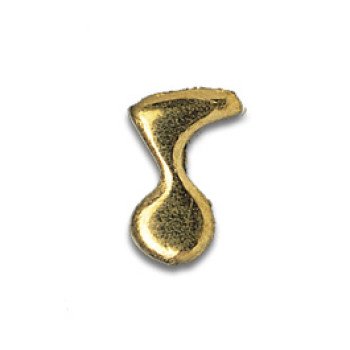 Tooth Jewellery Gold Music Note