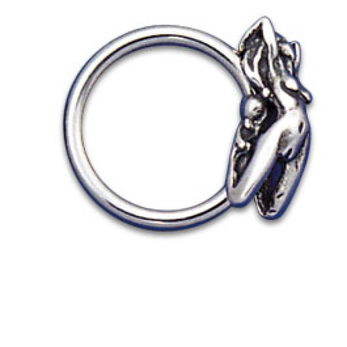 Charm Ring verticale 1.6x12 Donna Nuda