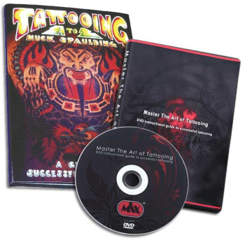 DVD Master the Art of Tattooing + Libro Tattooing A to Z
