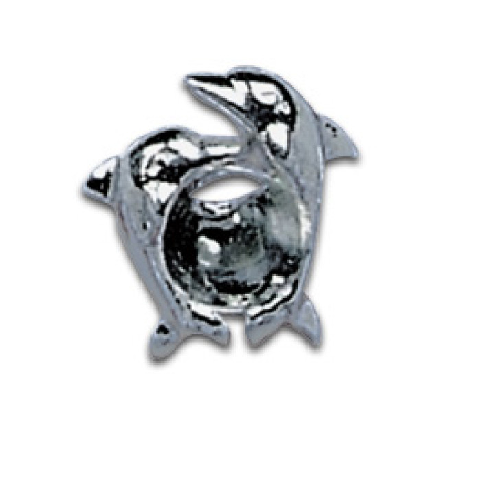 Silver Shield Jumping Dolphin