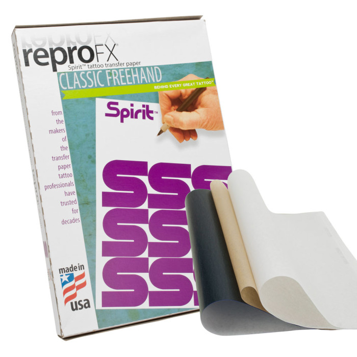 Spirit Freehand Tattoo Transfer Paper Box and Sheet