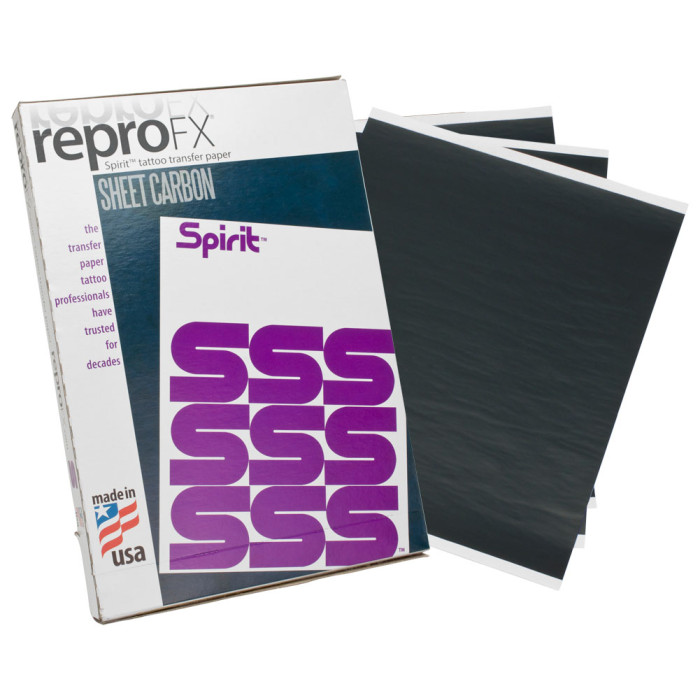 Spirit Sheet Carbon Tattoo Transfer Paper Box and Sheets