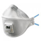 3M Face Mask 1872V+ Aura Disposable Healthcare Respirator FFP2 Valved 