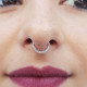 Septum Clicker Pave Set with Cubic Zirconia in Stainless Steel 