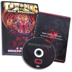 DVD Master the Art of Tattooing + Buch Tattooing A to Z