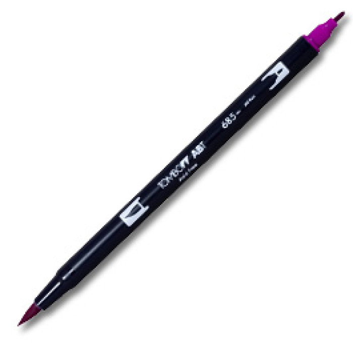 Tombow Dual Brush Pen Abt. 685 Deep Magenta
