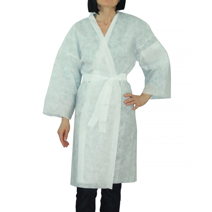 Protective Kimono Deluxe Disposable non-woven 50g
