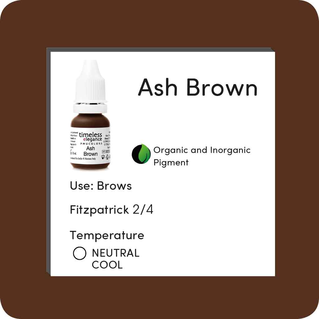 Timeless PMU Colors |  Ash Brown 10ml Elegance
