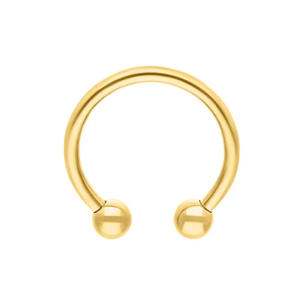 Gold Circular Barbells (Steel)