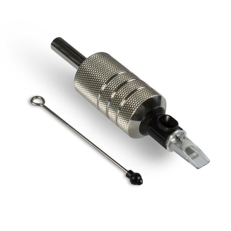 Stainless Steel Knurled Grip for Cartridge Needles