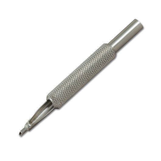 [10096] Square Tip Flat Shader Tube (3 Flat)