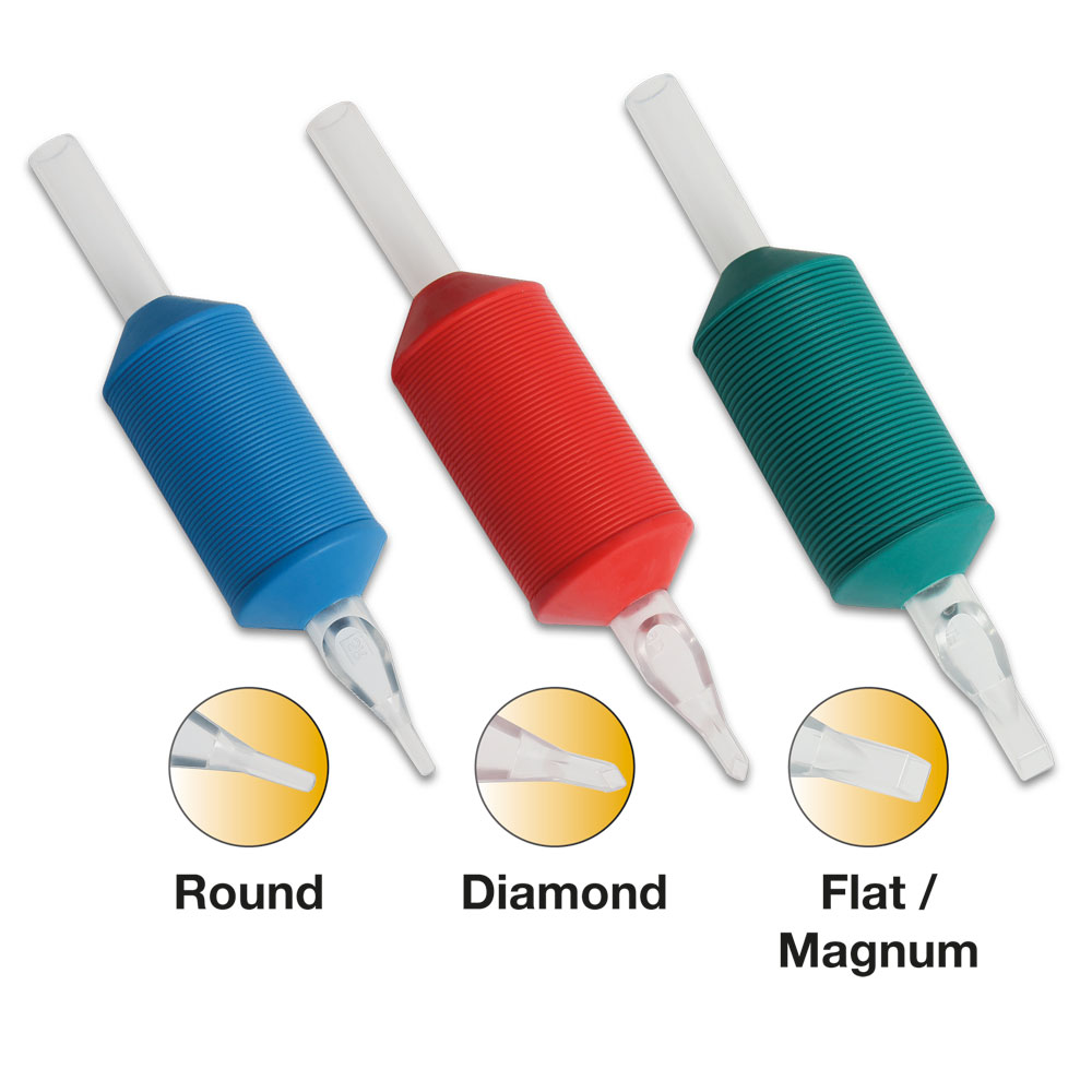 Tubi Sterili con Grip in Silicone | 20 pz (3 Round)