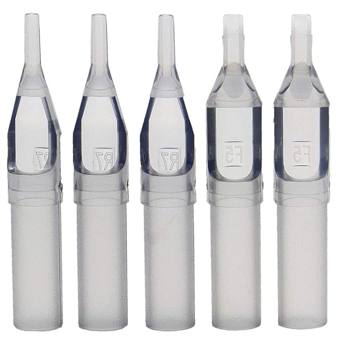 Punte per Tatuaggi Monouso Trasparenti | 50 pz. (3 Round)