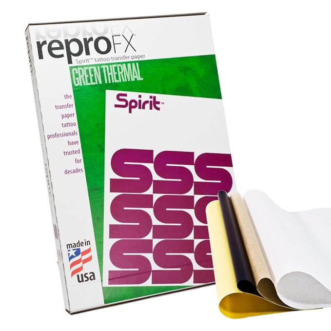 Spirit Verde Papel Transferencia Térmica | 100 Hojas (Standard 11")