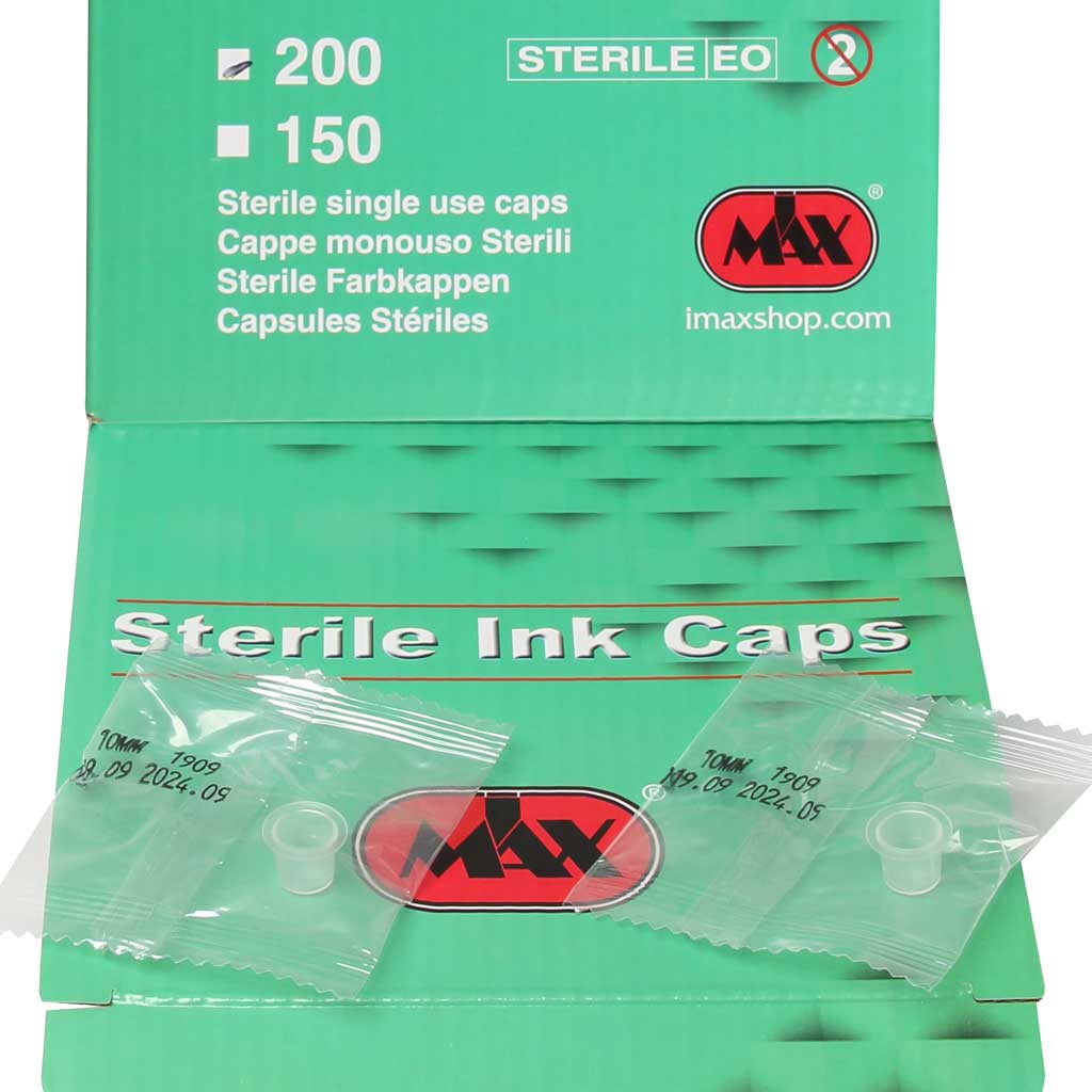 Sterile Tattoo-Farbkappen (9mm)