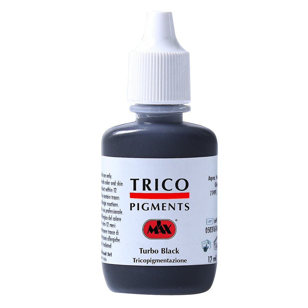 [9681] Trico Pigment Turbo Black 12ml Drawing ink not for tattoo