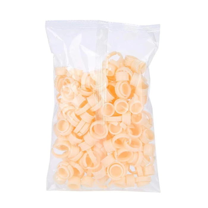 [9028] Silicone pigment holder rings | 100pcs