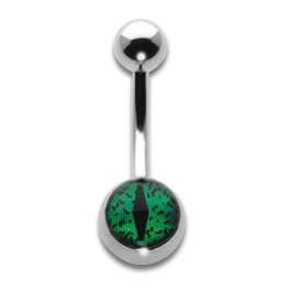 Navel Banana 1.6x10mm Green Eye