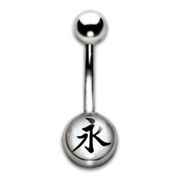 [IBJ153] Navel Banana 1.6x10mm Luck