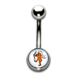 [IBJ154] Navel Banana 1.6x10mm Cupid