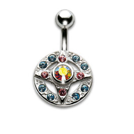 [IBJD73/ABCRY] Star Shield 1.6x10mm AB Crystal, Light Blue, Pink