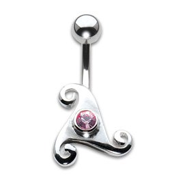 [IBJD77/PINK] Swirley 1.6x10mm Pink