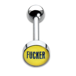 [IBP106] Tongue Studs 1.6x16mm Fucker