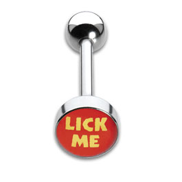 [IBP107] Tongue Studs 1.6x16mm Lick Me