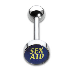 [IBP116] Tongue Studs 1.6x16mm Sex Aid