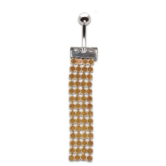 [TBJD260/506GOLD] Strass-Banana 1.6x10mm Gold