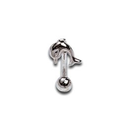 [WEL508/DEL/S] Navel Banana Small Dolphin 1.6x11mm