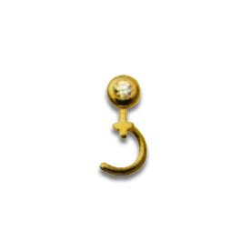 [YNSB/CROSS] Nostril Cross Thickness 0.8mm bent