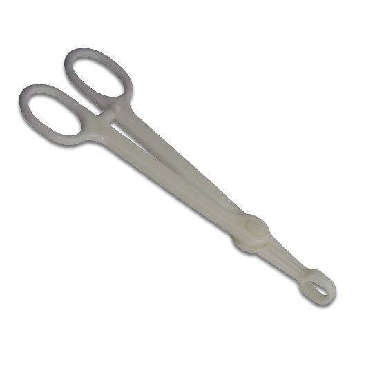 Pinzas Estériles Desechables para Piercing Corporal - Modelo de Lengua Ovalada Cerrada