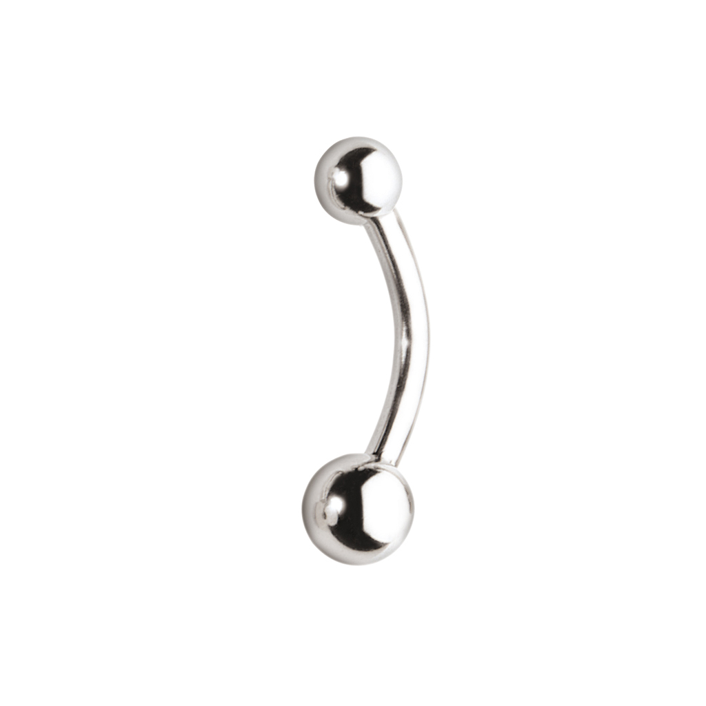 Navel Banana (Steel) (8 mm, 4+6 mm)