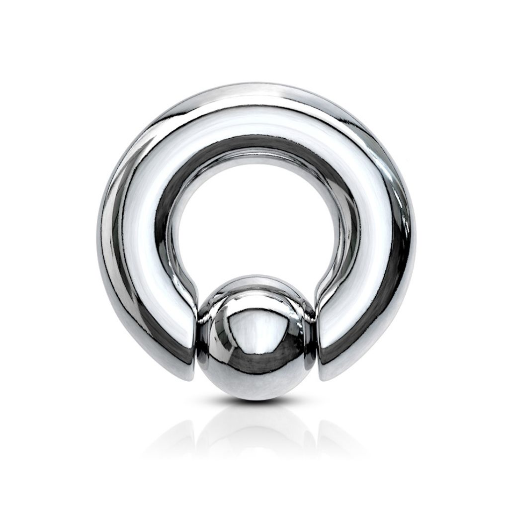 Large Captive Bead Rings (Acier) (2,4 mm, 10 mm, 6 mm)